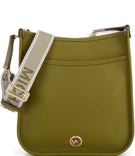 how to tell a genuine michael kors handbag - Michael Kors large Messenger crossbody.